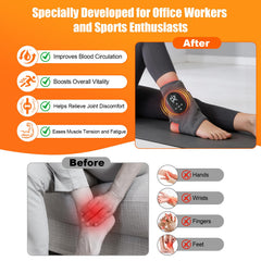 Laokiiy heat levels deliver three warmth options for rapid comfort.