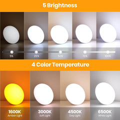 LASTAR Sun Lamp provides 5 brightness levels for precise ambience.