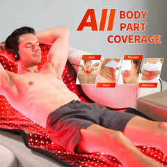 Lawind red light therapy mat remote control enables easy mode selection