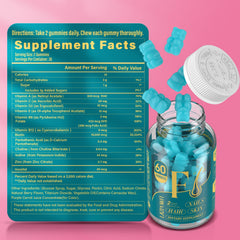 Lazpowfi Biotin Gummies bear-shaped vitamins for a fun daily routine.