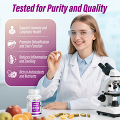 Lazpowfi elderberry and kelp visible in bottle supporting vitality