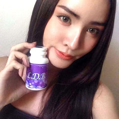 LDB skin radiant face suggesting smooth, luminous complexion.