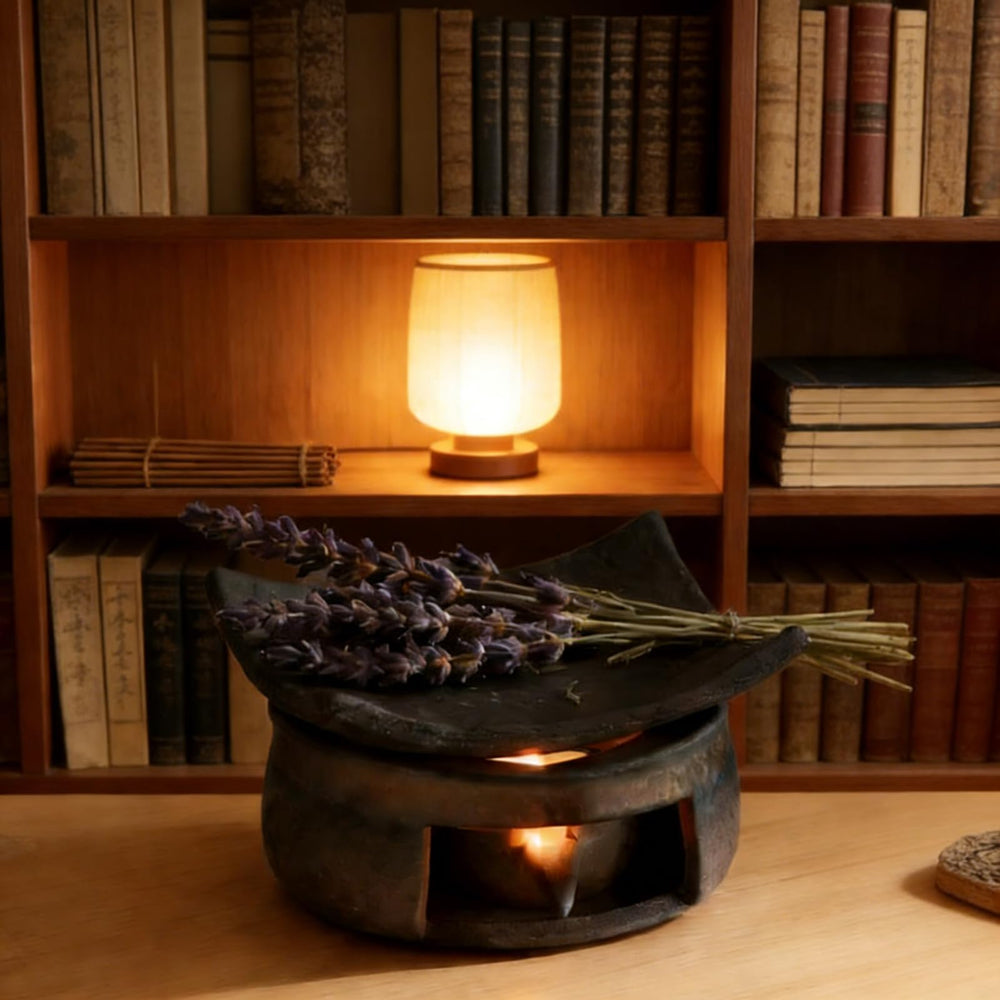 LDGSUPH base doubles as a warm teapot warmer for cozy tea