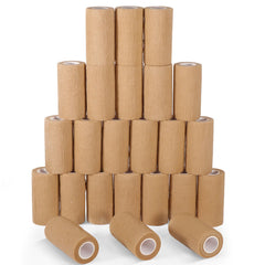 LDIWEE 24-pack bandage wrap in 4-inch width for versatile first aid use.