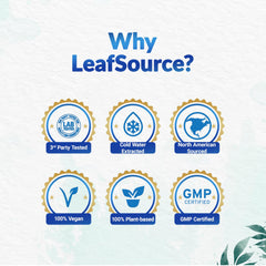 LEAFSOURCE Shilajit in jar on counter hints daily routine.
