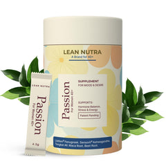 Lean Nutra Passion bottle pour supports daily balance and calm energy.