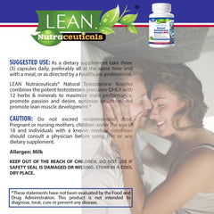 LEAN Nutraceuticals Zinc capsules emphasizing mineral support for vitality