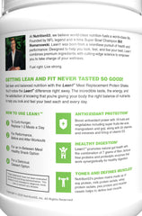 LEAN1 strawberry packaging on a shelf signals a retail-ready protein option