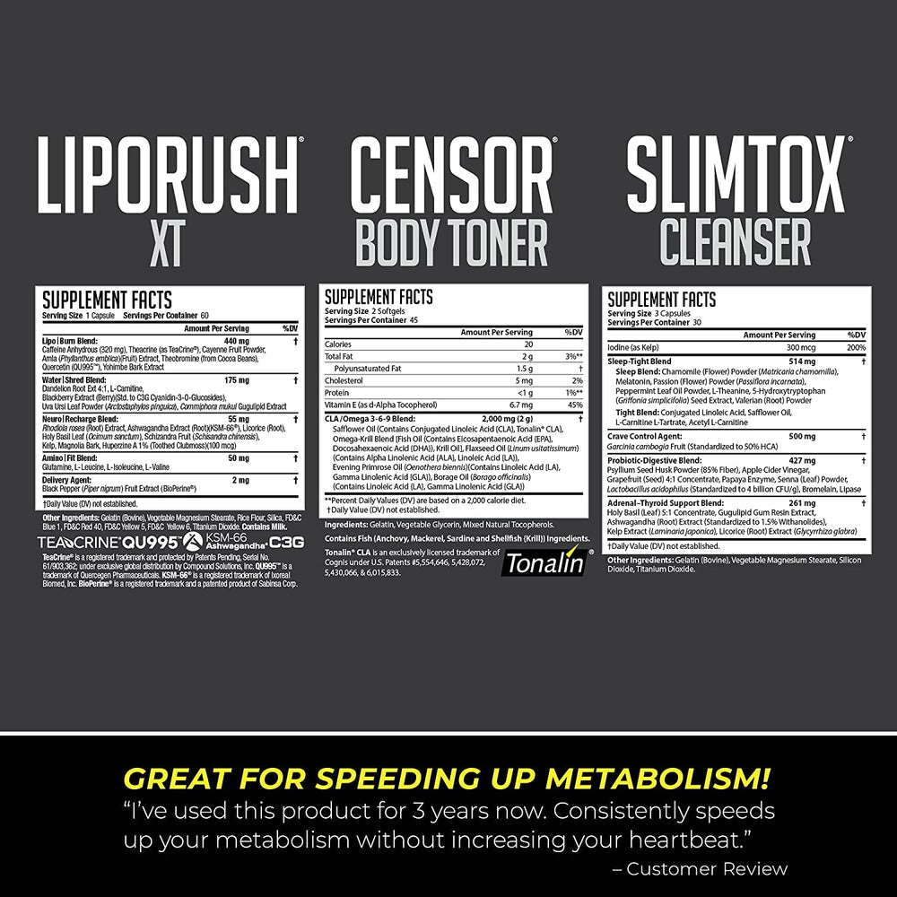 LeanForm24 LiporushXT bottle pour showing convenient daily use