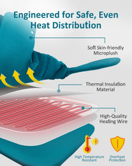 LEATIGIO adjustable heat settings customize comfort levels during use