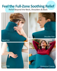 LEATIGIO heating pad back-pain-relief wrapped with even heat across the back
