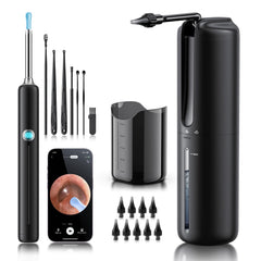 Lebbtl ear wax removal kit with camera for clear canal visualization