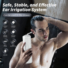 Lebbtl ear-cleaner IPX5 waterproof design suitable for damp environments.