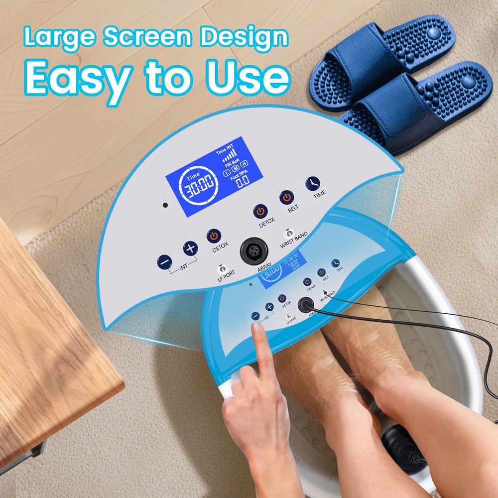 LeCuag remote control enables simple adjustments during a spa session