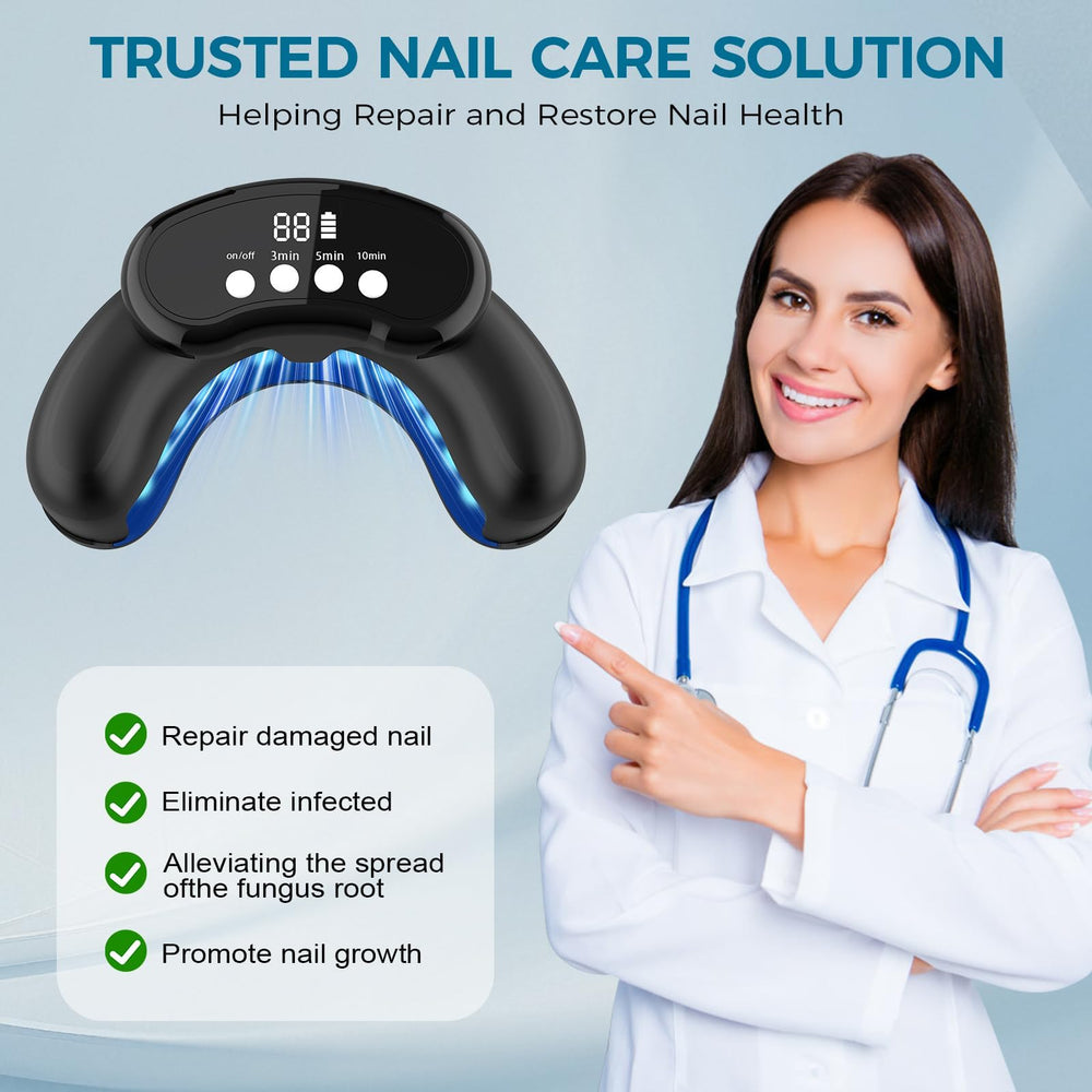 Leeyond Nail Fungus Laser Device black color variant for sleek home use
