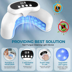 Leeyond nail fungus laser device with rechargeable battery for cordless sessions