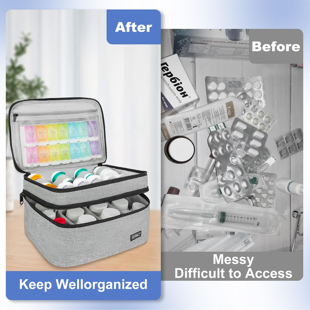 LEFOR·Z zippered mesh pocket stores small items neatly