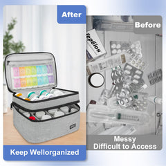 LEFOR·Z zippered mesh pocket stores small items neatly