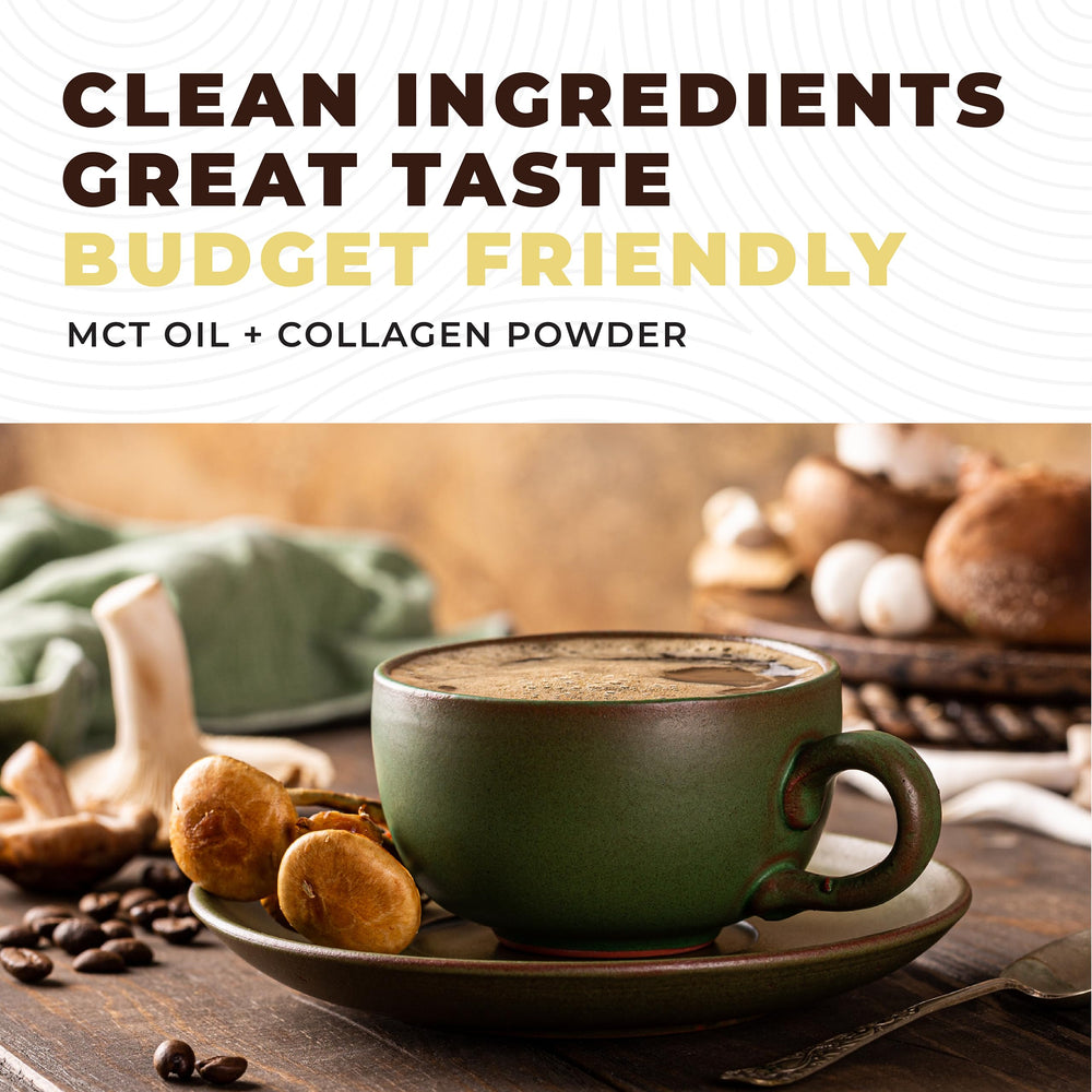Left Coast Performance Coffee cup showing creamy vanilla energy boost