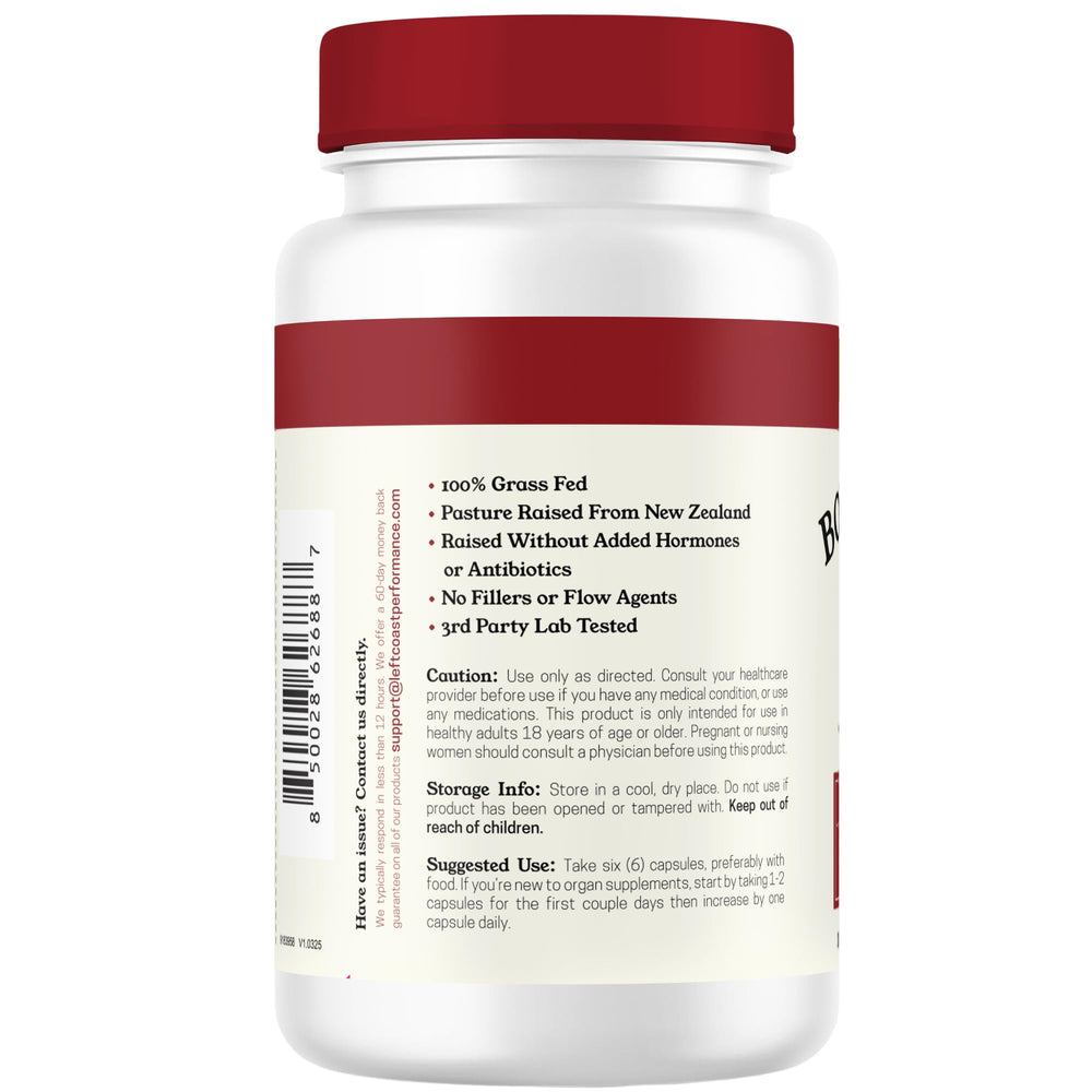 Left Coast Performance daily-use capsule setup for convenient supplementation