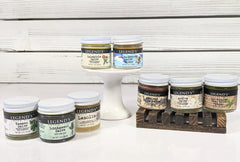 Legend's Creek Tamanu salve jar for soothing rough patches.