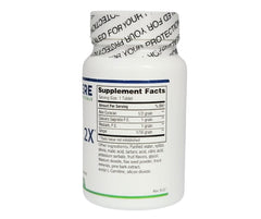 Legere A.C.R 2X ingredients panel highlighted for natural herbs.