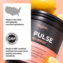 Legion Pulse: mezcla rápida en agua y disolución clara.
