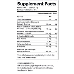 LEGION Pulse ingredients revealed, six clinically dosed components.