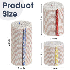 LEIFIDE elastic bandage 3-inch wrap around knee for stabilization during workouts