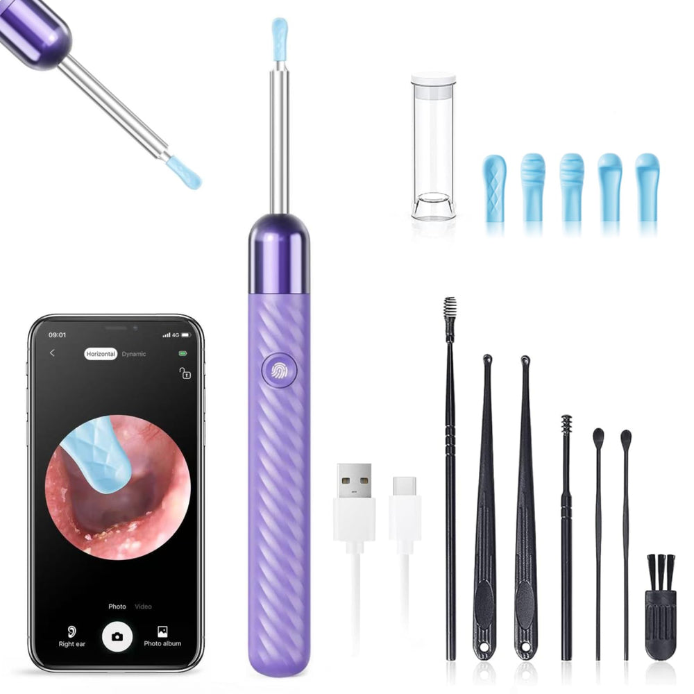 LEIPUT Ear Wax Removal Tool with 1080P camera for clear canal viewing