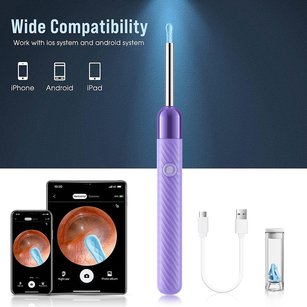 LEIPUT ear camera app connection saves photos and videos
