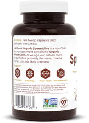Lekithos wheat germ extract is displayed, emphasizing natural origin.