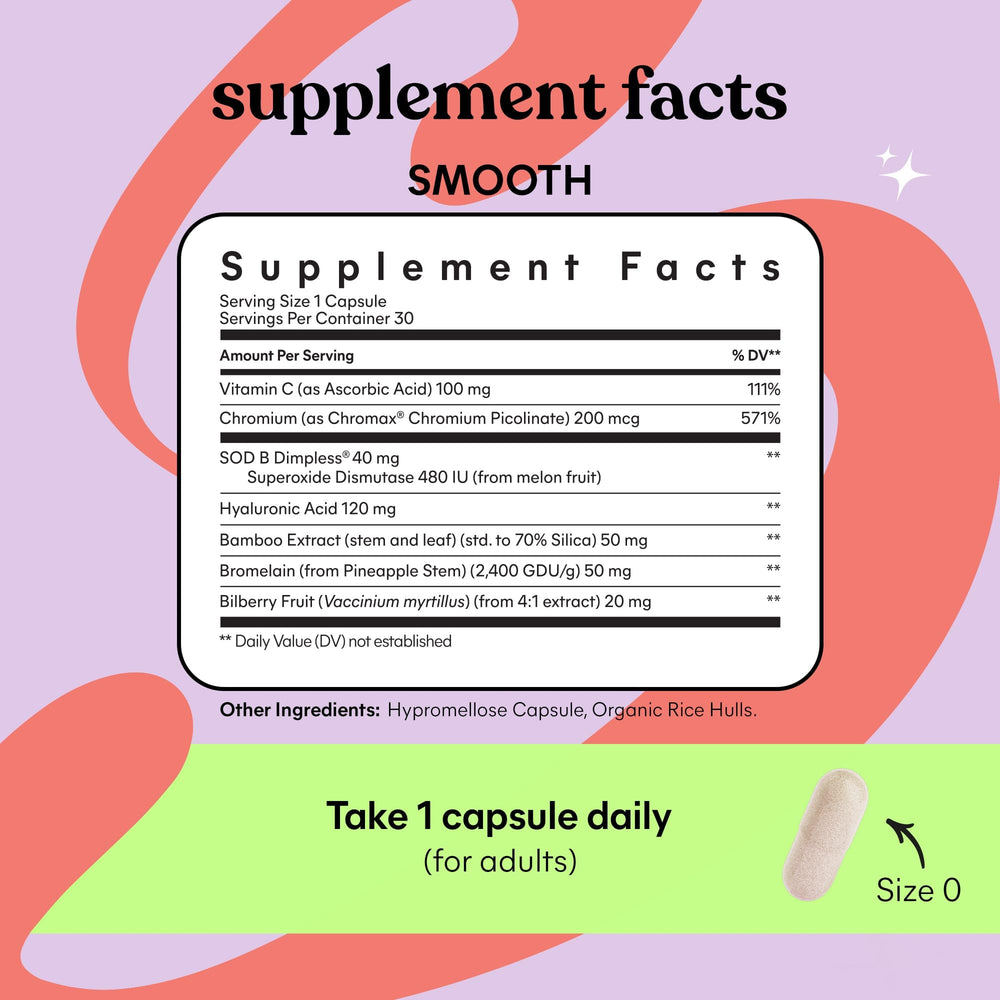 Lemme Smooth packaging box highlights cgmp-certified manufacturing for quality.