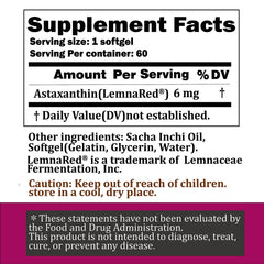 LemnaRed bottle label purity and third-party testing highlight quality.