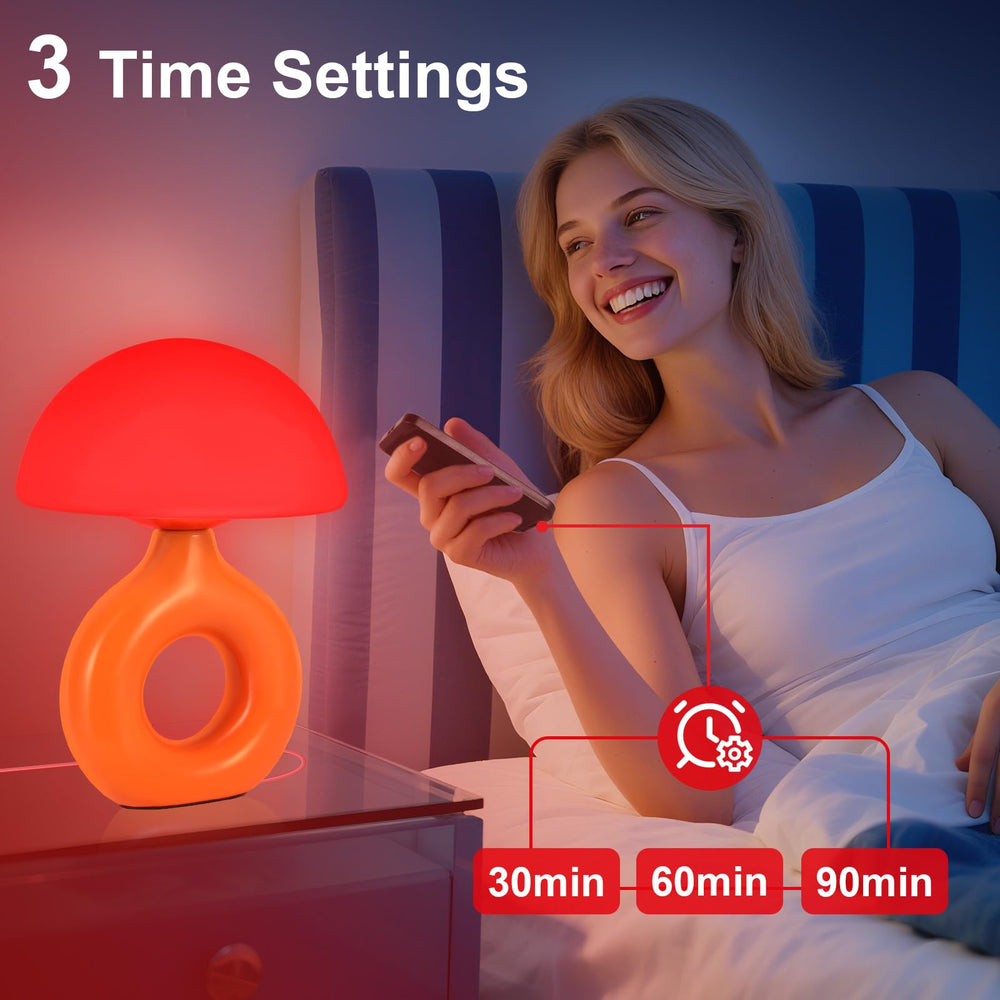 LemSen warm natural cool red modes support reading and relaxing routines.