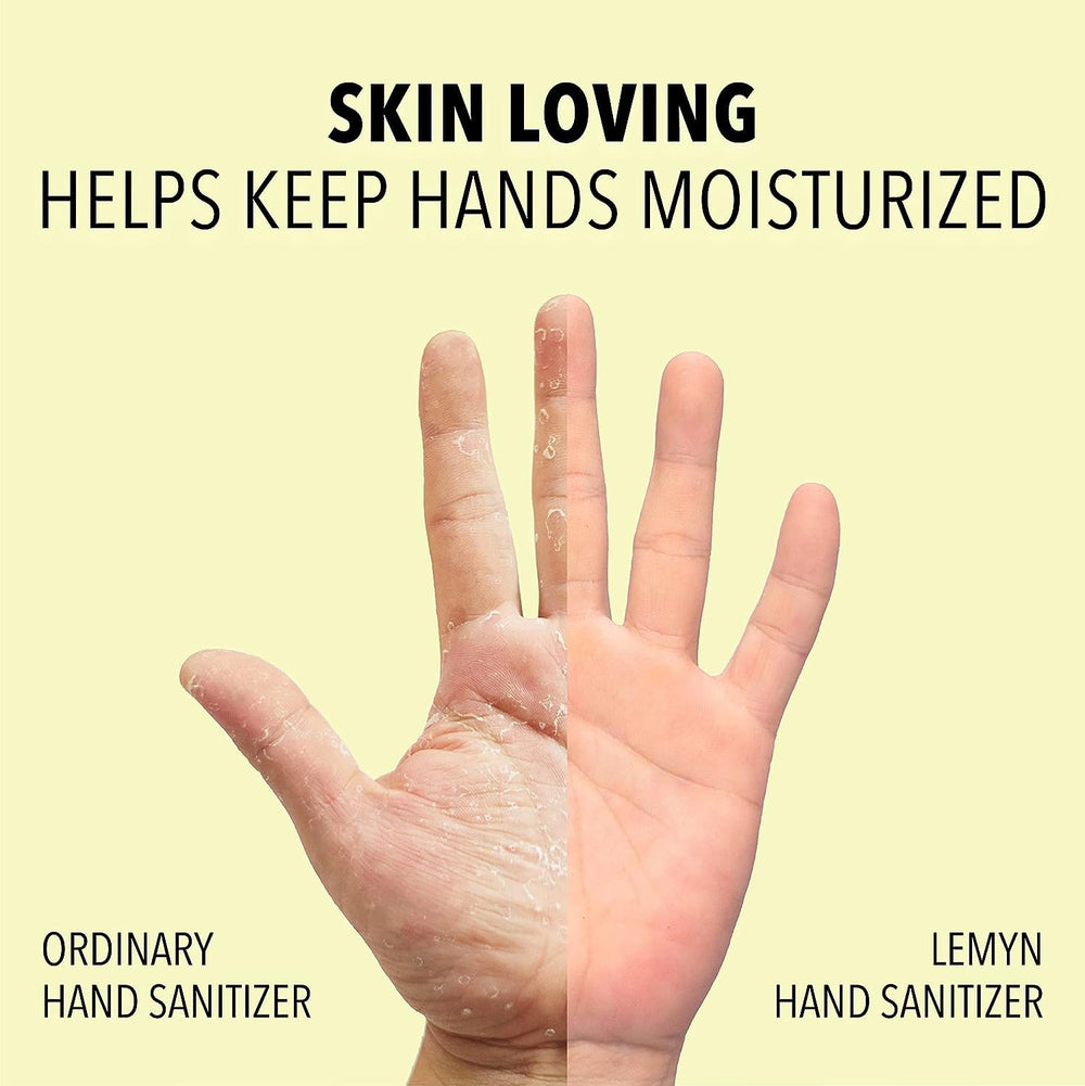 Lemyn Organics label closeup highlighting organic formula for sensitive skin