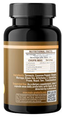 Lenico ChupaMas label detail highlighting turmeric and ginger ingredients