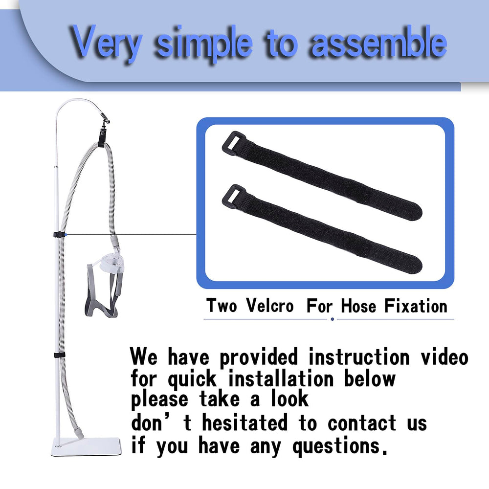 Lerboai CPAP hose holder travel-ready compact design.