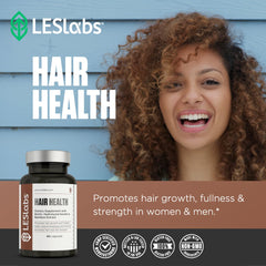 LES Labs Hair Health pumpkin seed illustration suggesting scalp nourishment