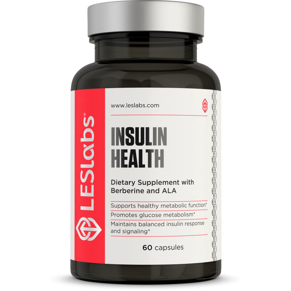 LES Labs Insulin Health bottle for daily metabolic support.