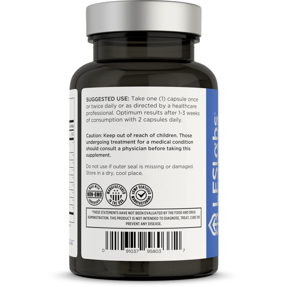 LES Labs Prostate Health saw palmetto close-up highlighting ingredient.