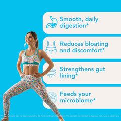 Label detail showing three-in-one probiotic blend and dosage.