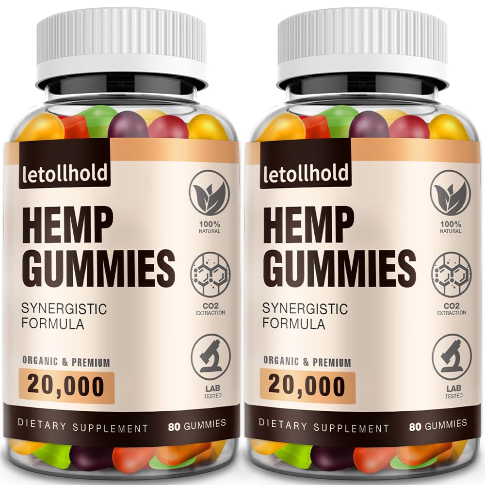Letollhold hemp gummies pack front showing a convenient daily balance option
