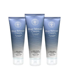 L’EUDINE Blue Reliever Cream tube 4oz for fast absorption and targeted relief.