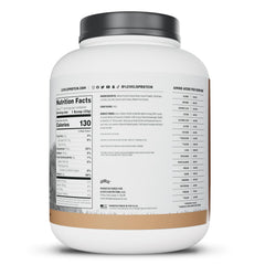 Levels Grass Fed dairy source emphasizes hormone-free, high-quality protein.