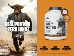 Levels Grass-Fed Whey scoop highlights 24g protein per serving for workouts