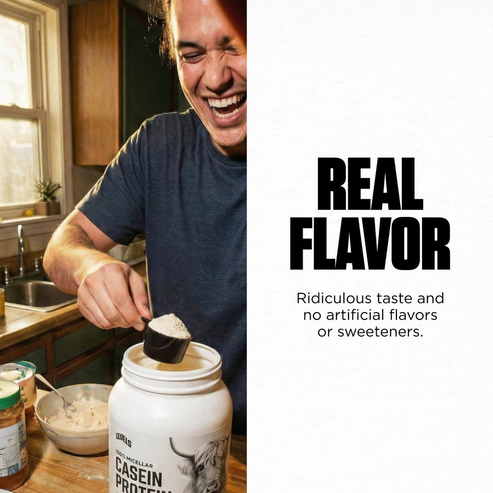 Levels Nutrition chocolate casein dairy source highlights hormone-free milk