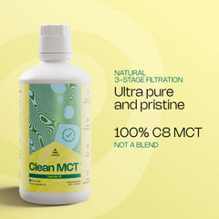 LevelUp C8 MCT Oil from coconut, clean energy option.