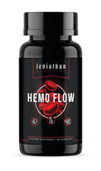 Leviathan Nutrition Hemo Flow bottle front for daily, vegan-friendly wellness support