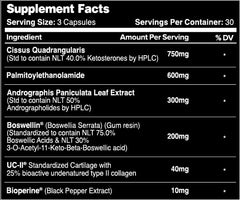 Leviathan Nutrition Joint Support capsules ready for daily use.